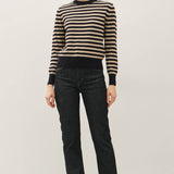Be Cool - CLASSIC STRIPE CROPPED SWEATER