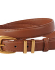 Most Wanted USA - Leather Belt with Metal Strap Holders