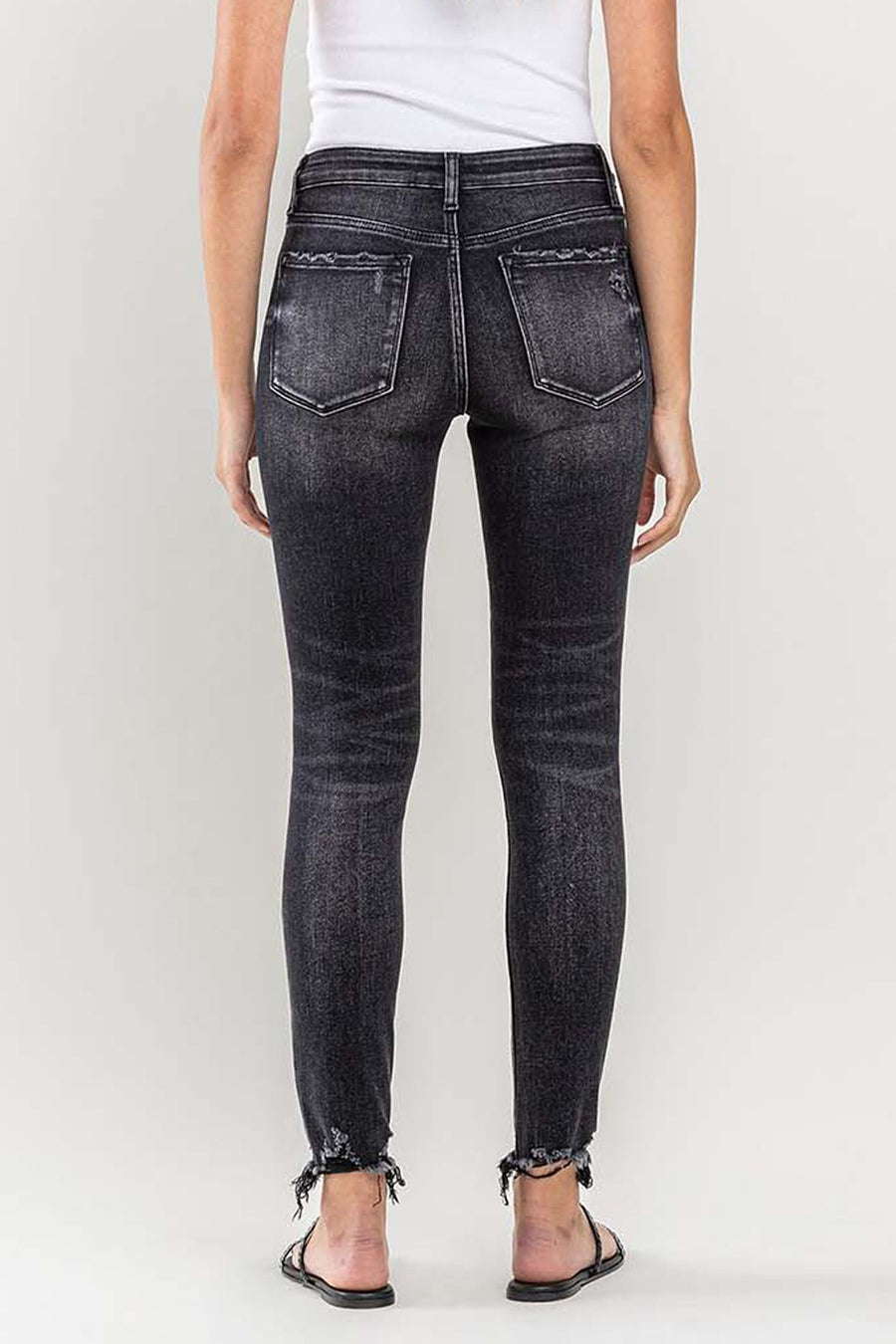 Lovervet Raw Hem Cropped Skinny Jeans (online only)