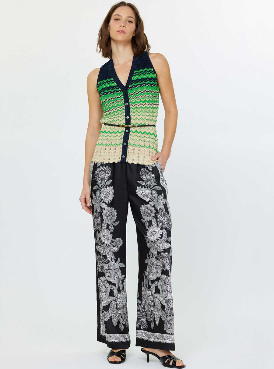 Current Air - Chevron Stripe Knit Vest
