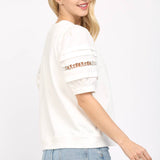 Fate - Love Embroidered Letter Detail Sweatshirt