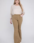 Plus Size High Rise Super Flare Jeans, Vervet by Flying Monkey