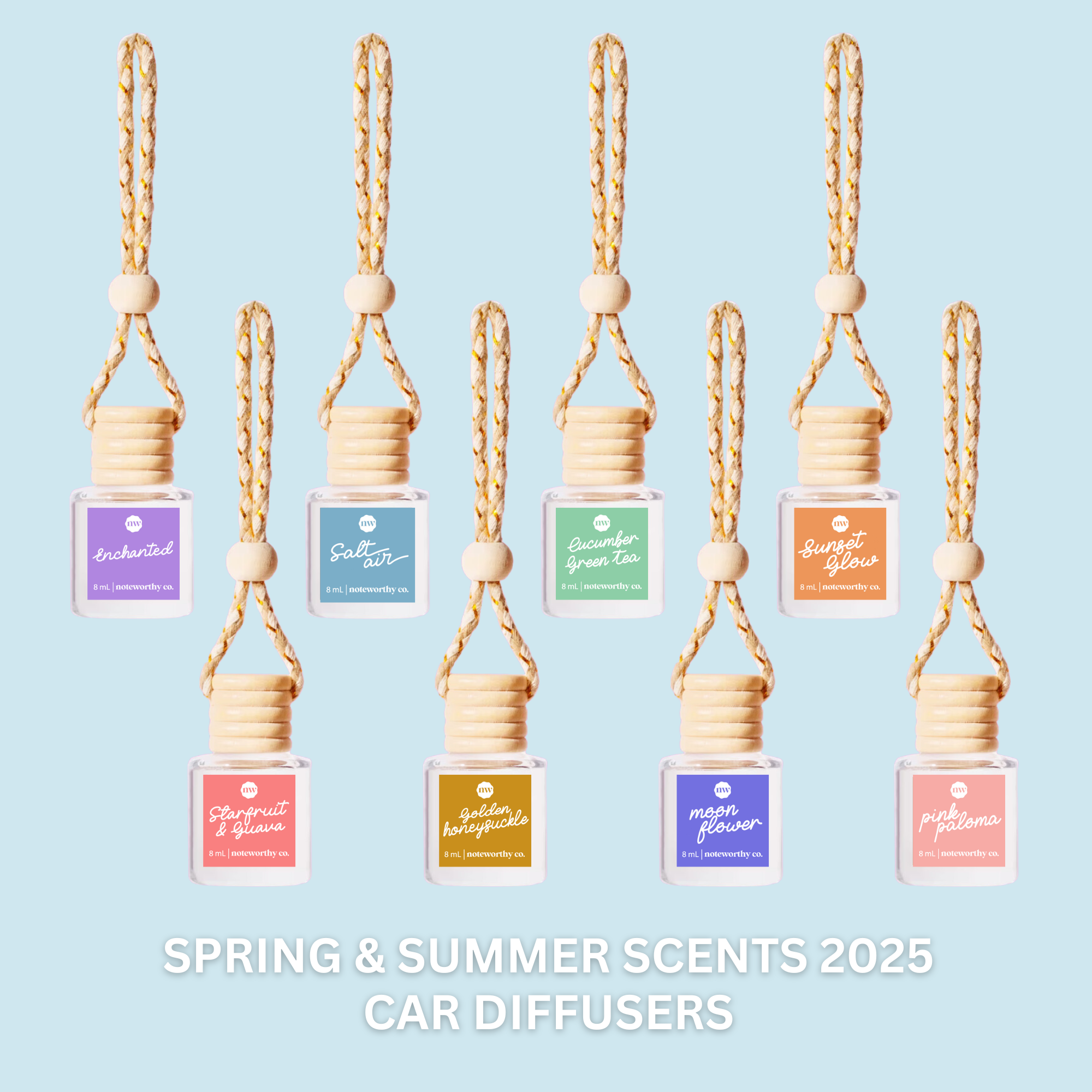 Noteworthy Co - SPRING & SUMMER CAR DIFFUSERS | NEW | 2025