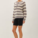 Be Cool - Henley Knit Sweater