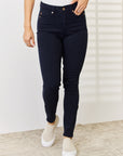 Judy Blue Garment Dyed Tummy Control Skinny Jeans (Plus size only)