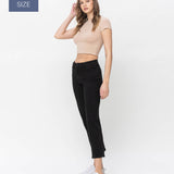 Vervet by Flying Monkey - Plus Size High Rise Ankle Straight Jeans