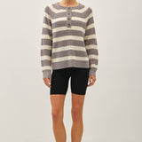 Be Cool - Henley Knit Sweater
