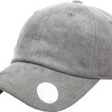 KBETHOS - SUEDE BASEBALL CAP Taupe