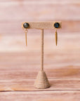 Swara Jewelry LLC - Gemstone Earrings with Spike