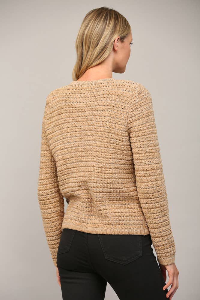 FATE - TEXTURED KNIT CARDIGAN