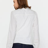 Current Air - Mixed Media Polo Knit Top