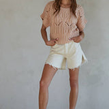 By Together CALI CROCHET TOP