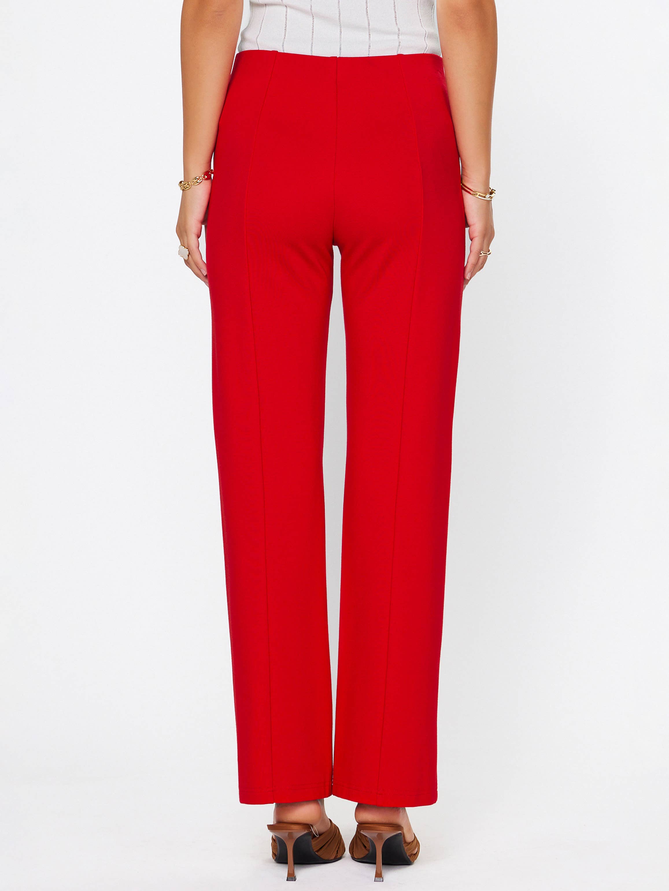 PREORDER Current Air - Straight Leg Ponte Pants (ships approx. 2/2/26)