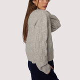 Lost + Wander - Viola Pullover Cable Knit Mock