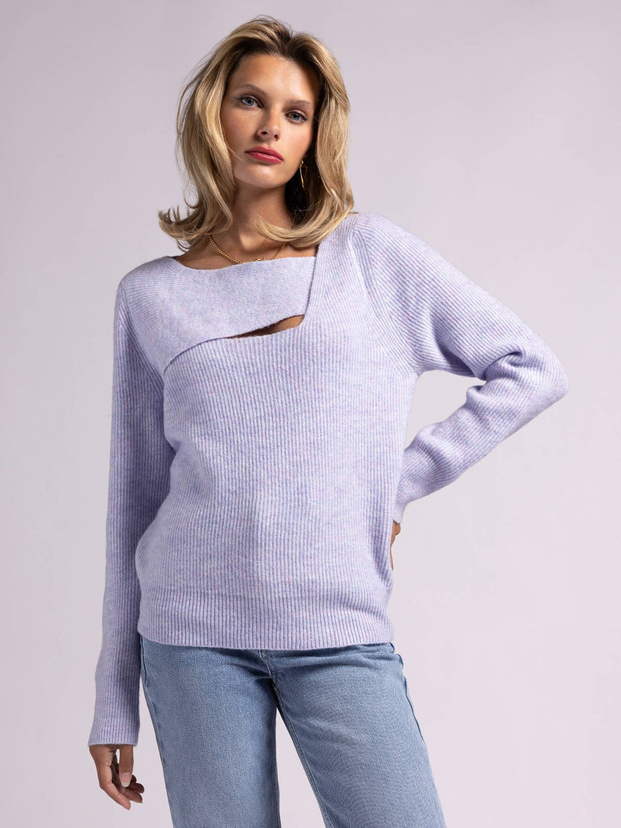 Weekend Los Angeles - Asymmetrical Sweater - Sloan Top