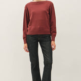 Be Cool - RIB DETAIL BOATNECK SWEATER