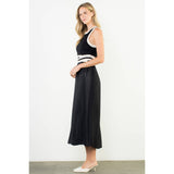 THML - Sleeveless Mixed Media Dress