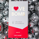 Chez Gagné - Love Bomb Shower Steamers - Santal - Set of 8 Tabs