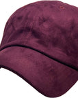 KBETHOS - SUEDE BASEBALL CAP Taupe