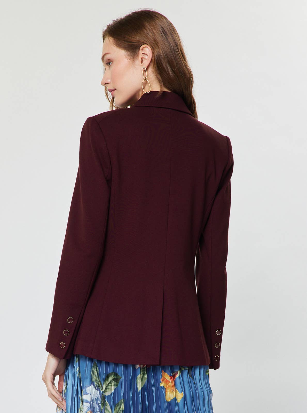 Current Air - Notch Collar Double Breasted Jacket (preorder- arrives 8/30)
