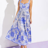 FINDING MY PEACE WOVEN MIDI DRESS