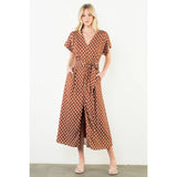 THML - Short Sleeve Polka Dot Dress