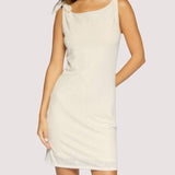 Lost + Wander - Bianca Mini Dress - Spring Shoulder Tie Romantic