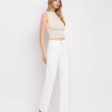 90'S VINTAGE TUMMY CONTROL SUPER HIGH RISE FLARE JEAN, VERVET by FLYING MONKEY