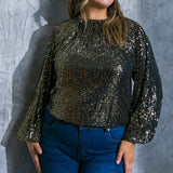 HOPE YOU REMEMBER SEQUIN TOP, Flying Tomato (online only)