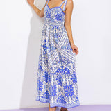 FINDING MY PEACE WOVEN MIDI DRESS