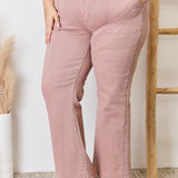 RISEN High Rise Ankle Flare Jeans