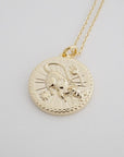 Chinese Zodiac Coin Necklace - Rat