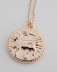 Chinese Zodiac Coin Necklace - Ox- Honeycat Jewelery