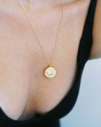 Chinese Zodiac Coin Necklace - Ox- Honeycat Jewelery