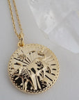 Chinese Zodiac Coin Necklace - Ox- Honeycat Jewelery