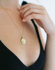 Chinese Zodiac Coin Necklace - Snake- Honeycat Jewelry