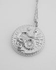 Chinese Zodiac Coin Necklace - Snake- Honeycat Jewelry