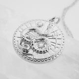 Chinese Zodiac Coin Necklace - Snake- Honeycat Jewelry