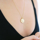 Chinese Zodiac Coin Necklace - Dog- Honeycat Jewelry