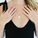 Chinese Zodiac Coin Necklace - Dog- Honeycat Jewelry