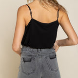 Feels Like a Rose Petal Cami Top- Pol