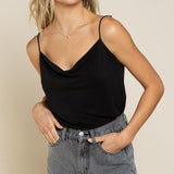 Feels Like a Rose Petal Cami Top- Pol
