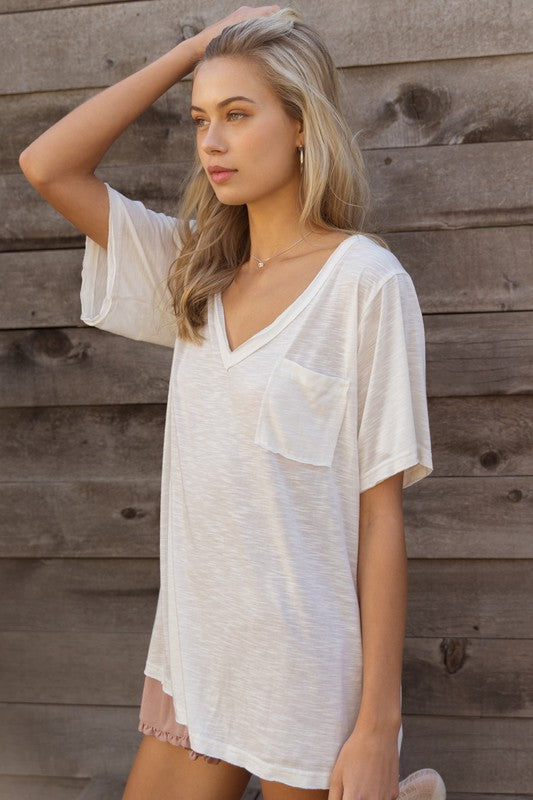 Super Soft Basic Slub Tee- Pol