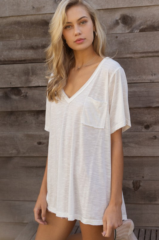 Super Soft Basic Slub Tee- Pol