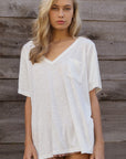 Super Soft Basic Slub Tee- Pol