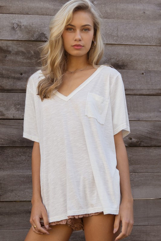 Super Soft Basic Slub Tee- Pol