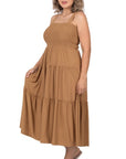 Tiered Midi Dress- Various Colors- Plus Sizes