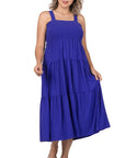 Tiered Midi Dress- Various Colors- Plus Sizes