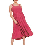 Tiered Midi Dress- Various Colors- Plus Sizes