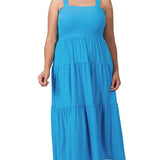 Tiered Midi Dress- Various Colors- Plus Sizes